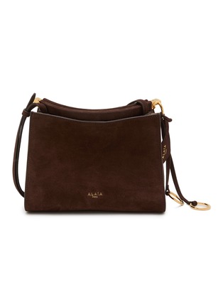 Main View - Click To Enlarge - ALAÏA - Small Le Click Square Leather Shoulder Bag
