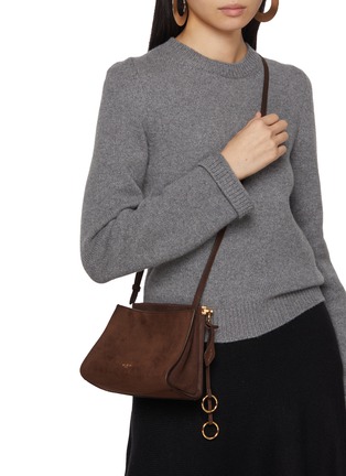 Figure View - Click To Enlarge - ALAÏA - Small Le Click Square Leather Shoulder Bag