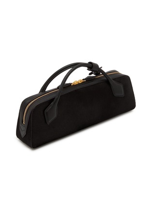 Detail View - Click To Enlarge - ALAÏA - Teckel Hair Leather Clutch