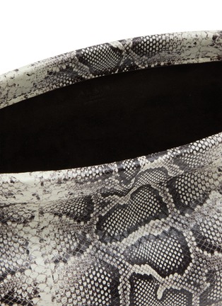 Detail View - Click To Enlarge - ALAÏA - Medium Le Click E/W Snake Leather Shoulder Bag