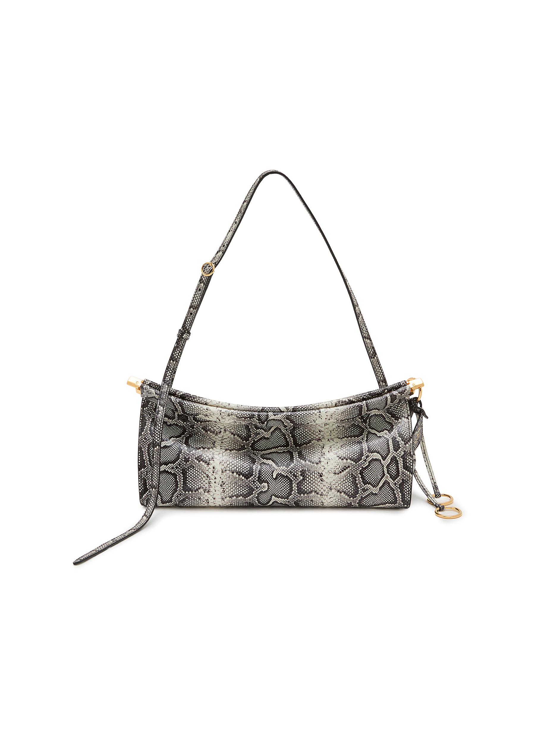ALAÏA | Medium Le Click E/W Snake Leather Shoulder Bag | Women