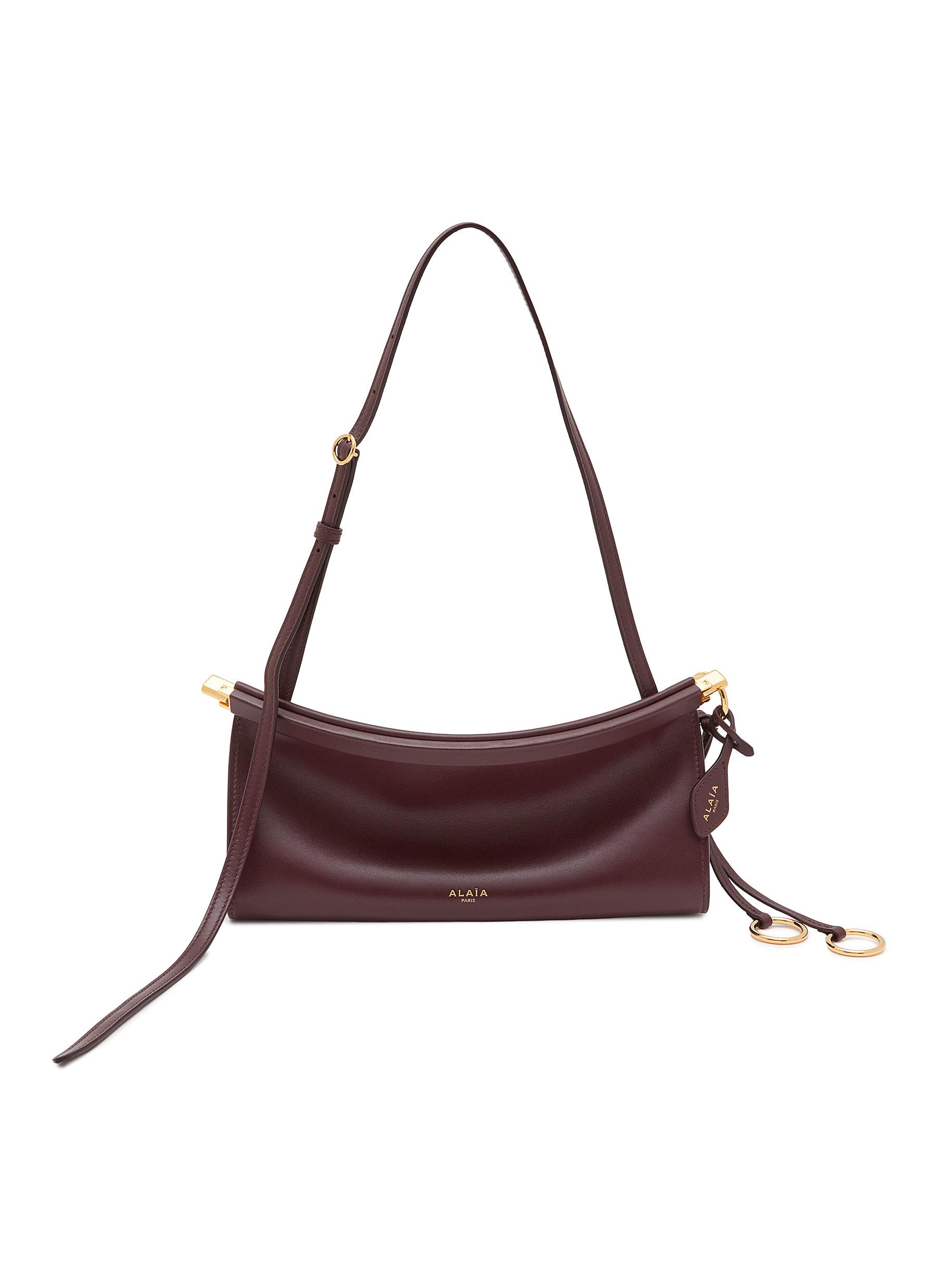ALAÏA | Small Le Click East West Leather Shoulder Bag