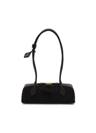 Main View - Click To Enlarge - ALAÏA - Small Le Teckel Hair Leather Shoulder Bag