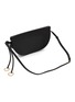 Detail View - Click To Enlarge - ALAÏA - Hip Leather East West Crossbody Bag