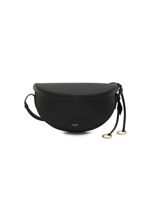 Main View - Click To Enlarge - ALAÏA - Hip Leather East West Crossbody Bag