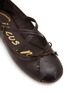 Detail View - Click To Enlarge - CIRCUS BY SAM EDELMAN - Zuri Crisscross Faux Leather Ballerina Flats