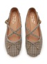Detail View - Click To Enlarge - CIRCUS BY SAM EDELMAN - Zuri Crisscross Houndstooth Ballerina Flats