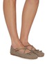 Figure View - Click To Enlarge - CIRCUS BY SAM EDELMAN - Zuri Crisscross Houndstooth Ballerina Flats