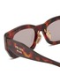 Detail View - Click To Enlarge - PRADA - Tortoise Pillow Acetate Sunglasses