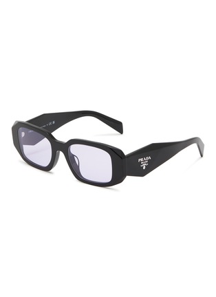 Main View - Click To Enlarge - PRADA - Acetate Rectangular Sunglasses
