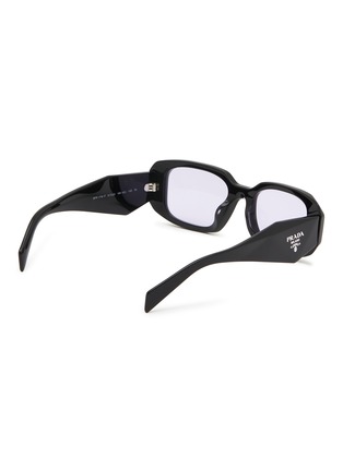 Figure View - Click To Enlarge - PRADA - Acetate Rectangular Sunglasses