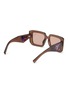 Figure View - Click To Enlarge - PRADA - Translucent Square Acetate Sunglasses