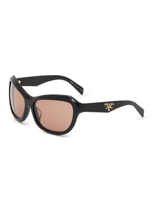 Main View - Click To Enlarge - PRADA - Acetate Butterfly Sunglasses