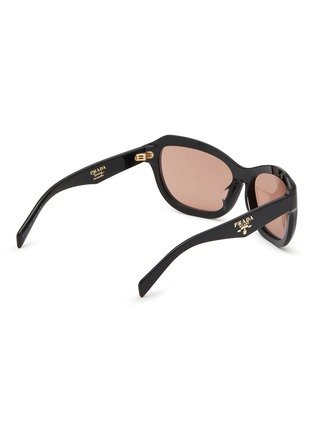 Figure View - Click To Enlarge - PRADA - Acetate Butterfly Sunglasses