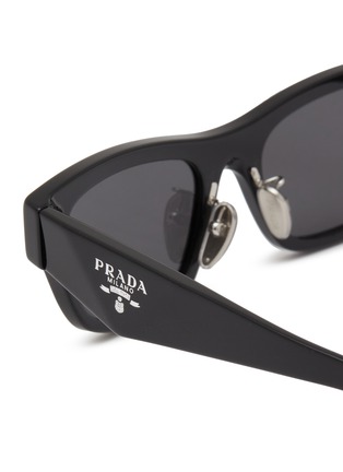 Detail View - Click To Enlarge - PRADA - Butterfly Acetate Sunglasses