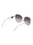 Figure View - Click To Enlarge - PRADA - Irregular Metal Sunglasses