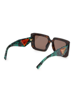 Figure View - Click To Enlarge - PRADA - Square Tortoise Acetate Sunglasses