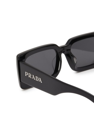Detail View - Click To Enlarge - PRADA - Pillow Acetate Sunglasses