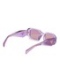 Figure View - Click To Enlarge - PRADA - Transparent Rectangula Acetate Sunglasses