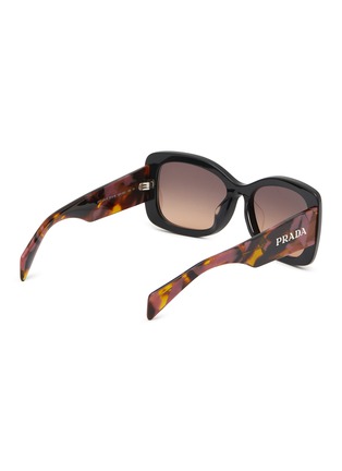 Figure View - Click To Enlarge - PRADA - Oval Acetate Sunglasses