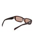 Figure View - Click To Enlarge - PRADA - Root Tortoise Rectangle Acetate Sunglasses