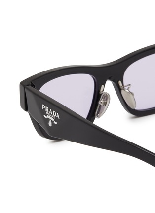 Detail View - Click To Enlarge - PRADA - Butterfly Acetate Sunglasses