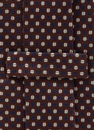 Detail View - Click To Enlarge - STEFANOBIGI MILANO - Geometric Silk Tie