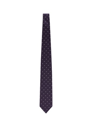 Figure View - Click To Enlarge - STEFANOBIGI MILANO - Geometric Silk Tie