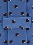 Detail View - Click To Enlarge - STEFANOBIGI MILANO - Geometric Jacquard Silk Satin Tie