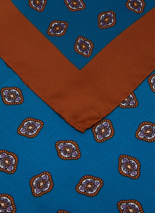 Detail View - Click To Enlarge - STEFANOBIGI MILANO - Printed Silk Bandana