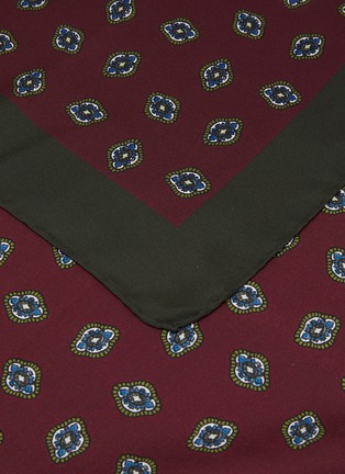 Detail View - Click To Enlarge - STEFANOBIGI MILANO - Printed Silk Bandana