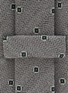 Detail View - Click To Enlarge - STEFANOBIGI MILANO - Geometric Jacquard Silk Wool Tie