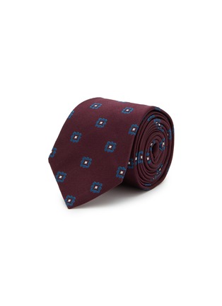 Main View - Click To Enlarge - STEFANOBIGI MILANO - Jacquard Silk Satin Tie