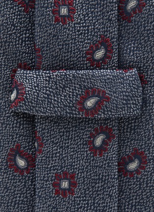 Detail View - Click To Enlarge - STEFANOBIGI MILANO - Paisley Silk Cotton Tie