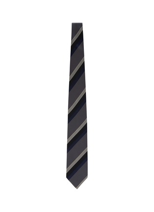 Figure View - Click To Enlarge - STEFANOBIGI MILANO - Classic Stripe Silk Tie
