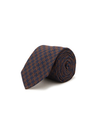 Main View - Click To Enlarge - STEFANOBIGI MILANO - Houndstooth Silk Tie