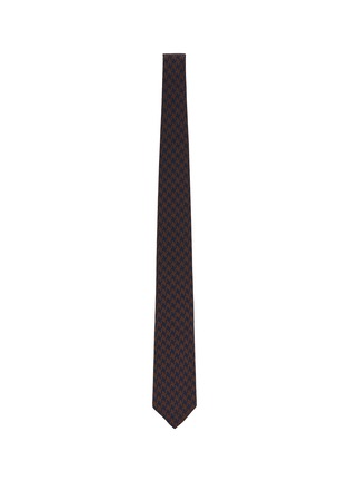 Figure View - Click To Enlarge - STEFANOBIGI MILANO - Houndstooth Silk Tie