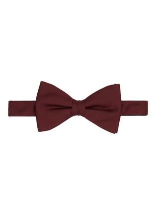 Main View - Click To Enlarge - STEFANOBIGI MILANO - Herringbone Silk Bow Tie
