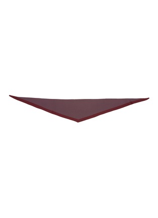 Detail View - Click To Enlarge - STEFANOBIGI MILANO - Silk Triangle Scarf
