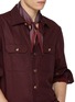 Figure View - Click To Enlarge - STEFANOBIGI MILANO - Silk Triangle Scarf