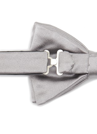 Detail View - Click To Enlarge - STEFANOBIGI MILANO - Satin Silk Bow Tie