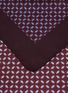 Detail View - Click To Enlarge - STEFANOBIGI MILANO - Geometric Silk Pocket Square
