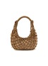 Main View - Click To Enlarge - ROSANTICA - Nod Crystal Embellished Satin Hobo Bag