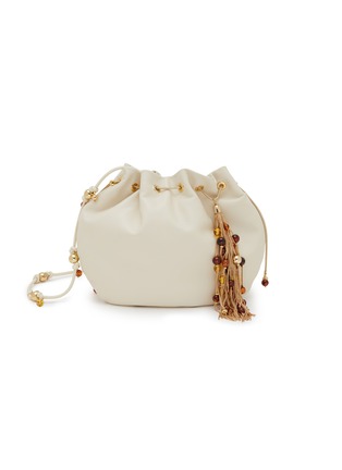 Main View - Click To Enlarge - ROSANTICA - Calliope Ambra Embellished Leather Crossbody Bag