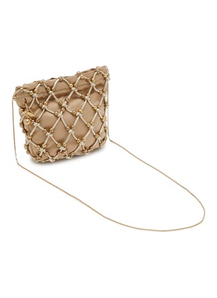 Detail View - Click To Enlarge - ROSANTICA - Selene Opulenza Net Crossbody Bag