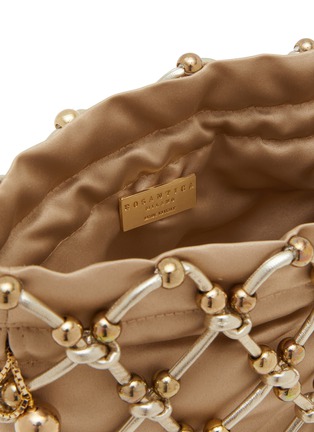 Detail View - Click To Enlarge - ROSANTICA - Selene Opulenza Net Crossbody Bag