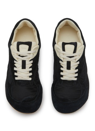 Detail View - Click To Enlarge - BOTTEGA VENETA - Orbit Ballet Nylon Suede Women's Sneakers