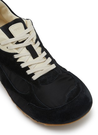 Detail View - Click To Enlarge - BOTTEGA VENETA - Orbit Ballet Nylon Suede Women's Sneakers