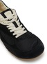 Detail View - Click To Enlarge - BOTTEGA VENETA - Orbit Ballet Nylon Suede Women's Sneakers