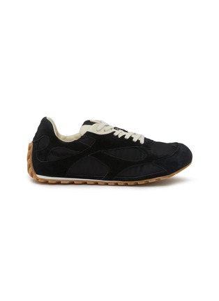 Main View - Click To Enlarge - BOTTEGA VENETA - Orbit Ballet Nylon Suede Women's Sneakers